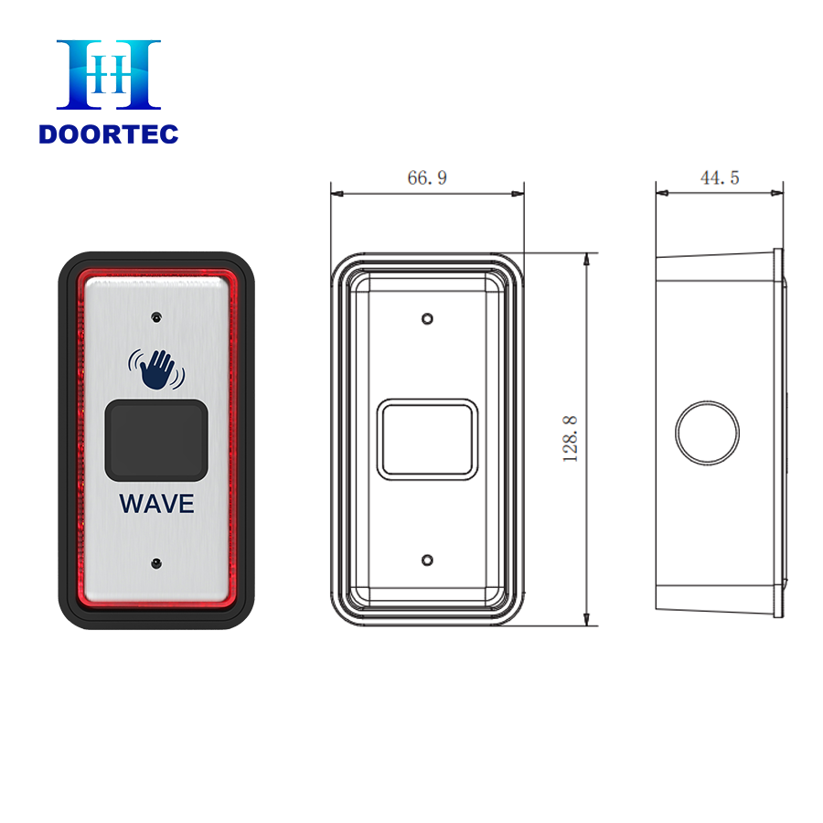 Interruptor desativado para deficientes para operador de porta automática